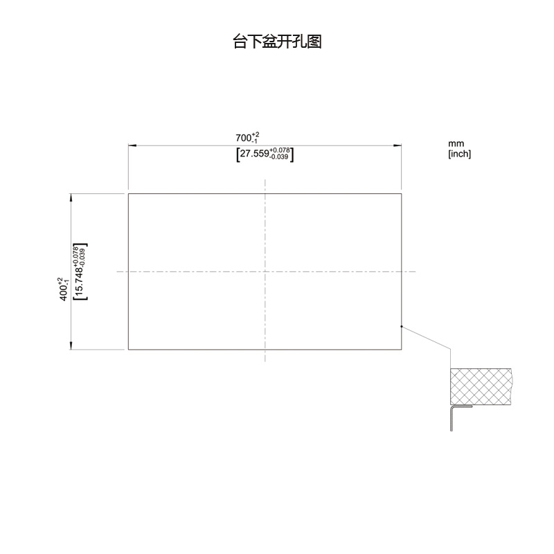 铂浪高BLANCO ZEROX 700U进口304不锈钢水槽单槽定制款预定-图3