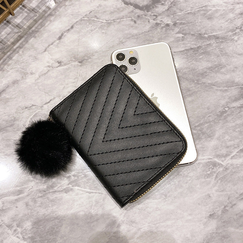 跨境女包2024新款时尚气质小包卡包毛绒零钱包简约百搭女钱包,淘宝优惠券,粉丝福利购,淘宝优惠卷