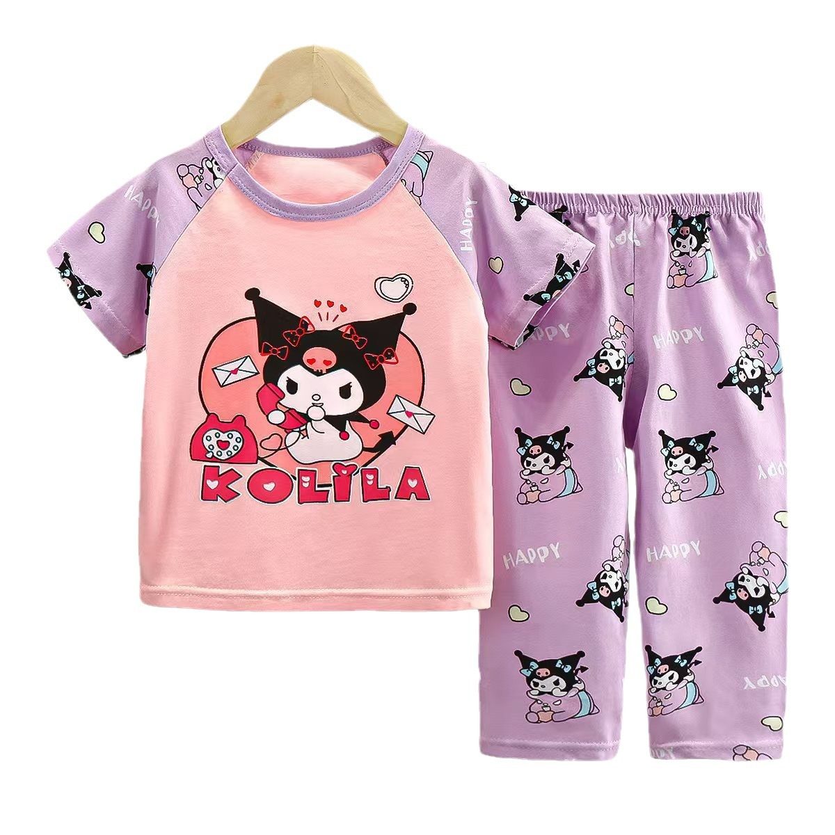 【三折专区】品牌撤柜特价清仓夏季中大童短袖长裤家居睡衣裤套装,淘宝优惠券,粉丝福利购,淘宝优惠卷