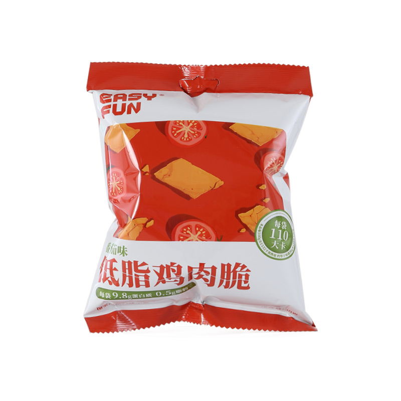 薄荷健康旗舰店薄荷健康低脂鸡肉脆高蛋白非油炸似薯片网红零膨化烤肉番茄味6袋3