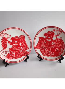 定做日历生肖陶瓷纪念盘可厂