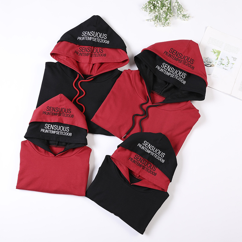 红色亲子装母女裙 秋冬一家三口加绒卫衣宝宝爬服满月过年全家 2021 红色亲子装母女裙 秋冬一家三口加绒卫衣宝宝爬服满月过年全家 2021
