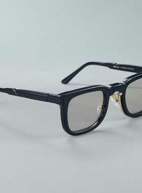 高端商务款黑金色太阳镜UV400防紫外线复古方框偏光驾驶墨镜男女