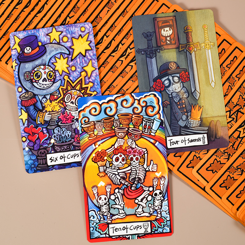 正版原创古古怪怪大世界塔罗牌Tarot初学者韦特经典解读桌游卡牌 - 图2