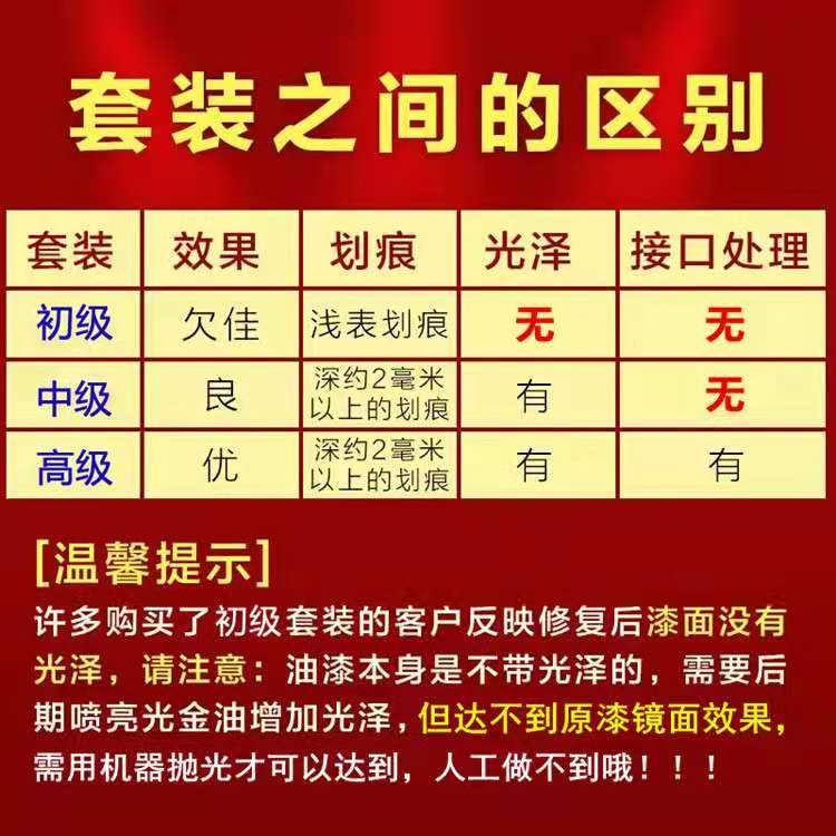 北汽绅宝D50红色汽车专用自喷漆熔岩红划痕修复补漆珠光白琥珀金-图2