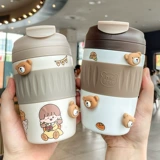 Милая трубочка, высококачественный портативный стакан со стаканом подходит для мужчин и женщин, 2022