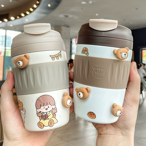 Милая трубочка, высококачественный портативный стакан со стаканом подходит для мужчин и женщин, 2022