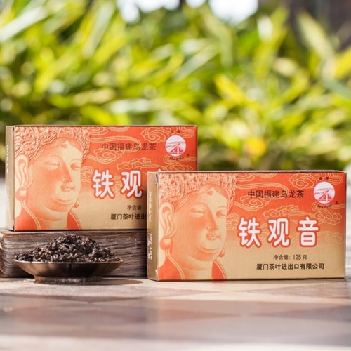 中茶厦门海堤茶叶AT200铁观音一级浓香古早味酱油茶盒装散装 - 图0
