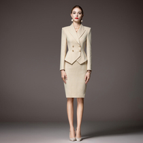 Advanced senses commuter formal occasion Career suit dress Femininity Positive Dress Suit Skirt Dress Beauty Industry Work Clothes