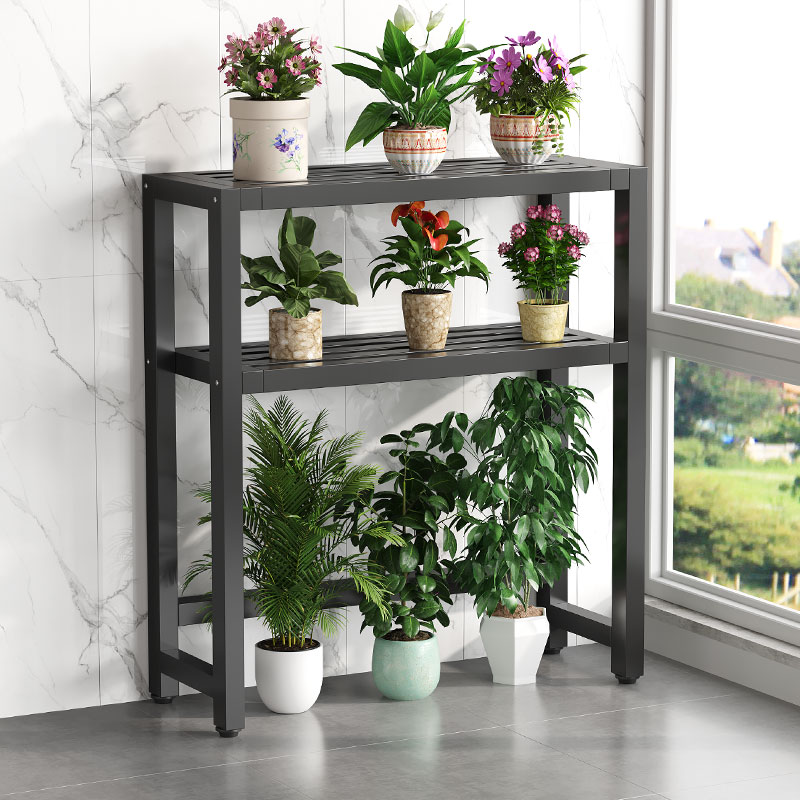 铁艺阳台花架子空调外机置物架庭院盆景架室外露天单层花盆定制架,淘宝优惠券,粉丝福利购,淘宝优惠卷