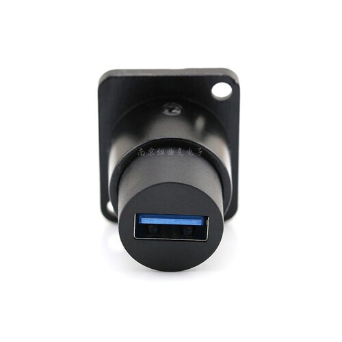 科诺恩D型USB3.0模块插座86面板多媒体机柜地面插双通接口LC-USB - 图3