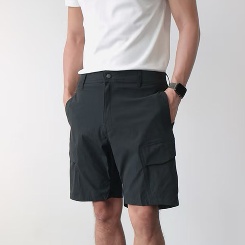 日本东丽面料~户外防水速干SAWYER PANT 9寸工装直筒五分短裤男 - 图0