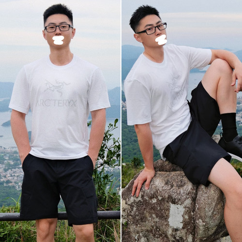 日本东丽面料~户外防水速干SAWYER PANT 9寸工装直筒五分短裤男 - 图1