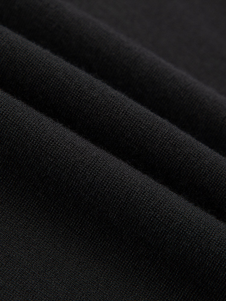 VSKONNE威斯康尼蓝标男羊毛衫黑色休闲运动半高领针织羊毛衫,淘宝优惠券,粉丝福利购,淘宝优惠卷