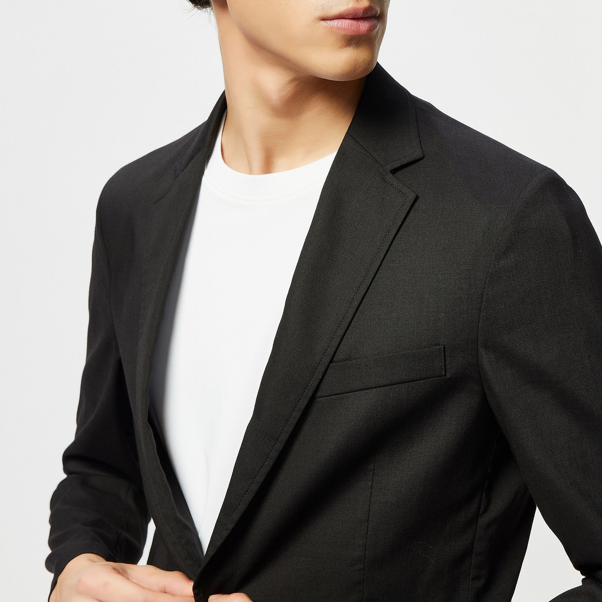 CNC男装25春夏新款品牌轻薄透气苎麻轻薄透气西服外套男,淘宝优惠券,粉丝福利购,淘宝优惠卷