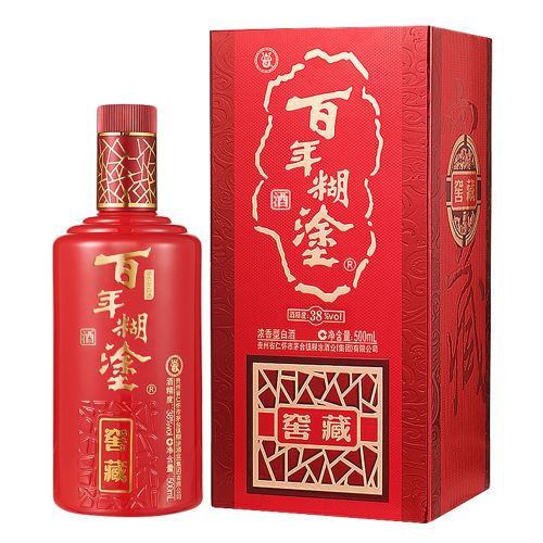 【五粮精酿】百年糊涂52/38度窖藏礼盒浓香型高粱白酒送礼500ml*6 - 图2