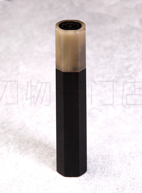 出口日本薄刃菜切三德黑牛角八角