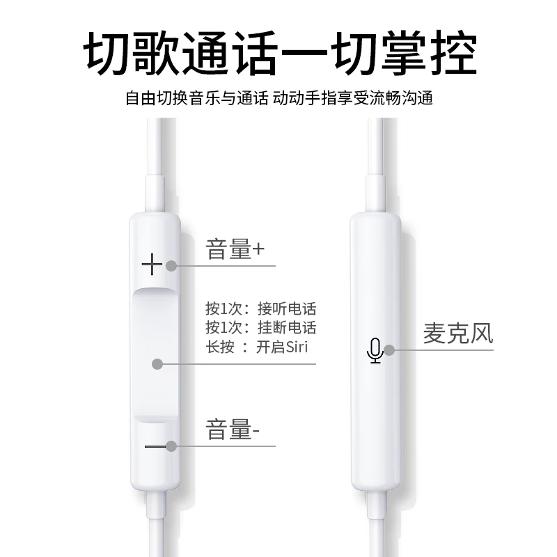 Apple, оригинальные совместимые наушники, мобильный телефон, затычки для ушей, iPhone, 15/14/13/12