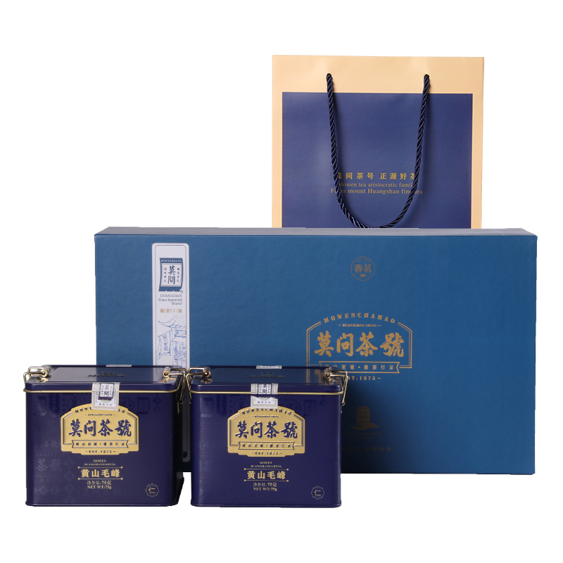 莫问 老字号 黄山毛峰 明前头采 特级仁字号150g - 图3