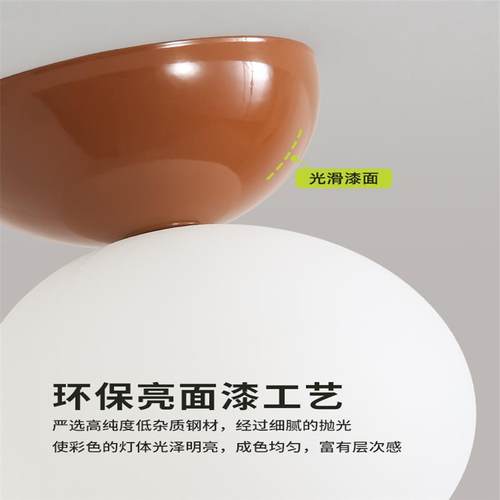 法式过道灯走廊灯北欧入户玄关灯复古中古阳台灯门厅进门灯吸顶灯 - 图3