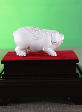如意纯银摆件十二生肖工艺品