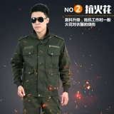 Износостойкий демисезонный хлопковый комбинезон, увеличенная толщина, защита от ожогов