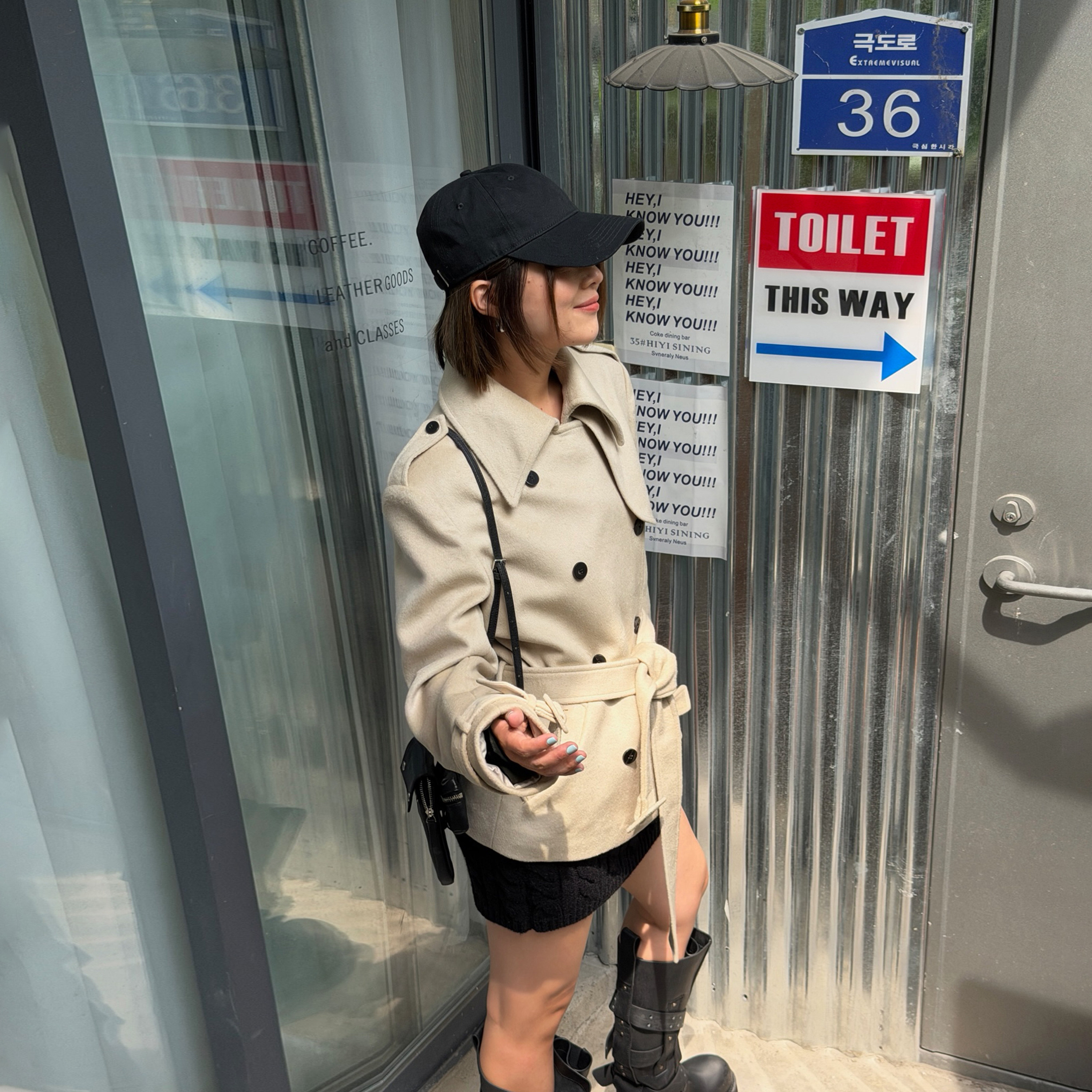 LEDIM WANG黑标/高智游牧风短款毛呢外套女风衣式大衣25秋冬新款,淘宝优惠券,粉丝福利购,淘宝优惠卷