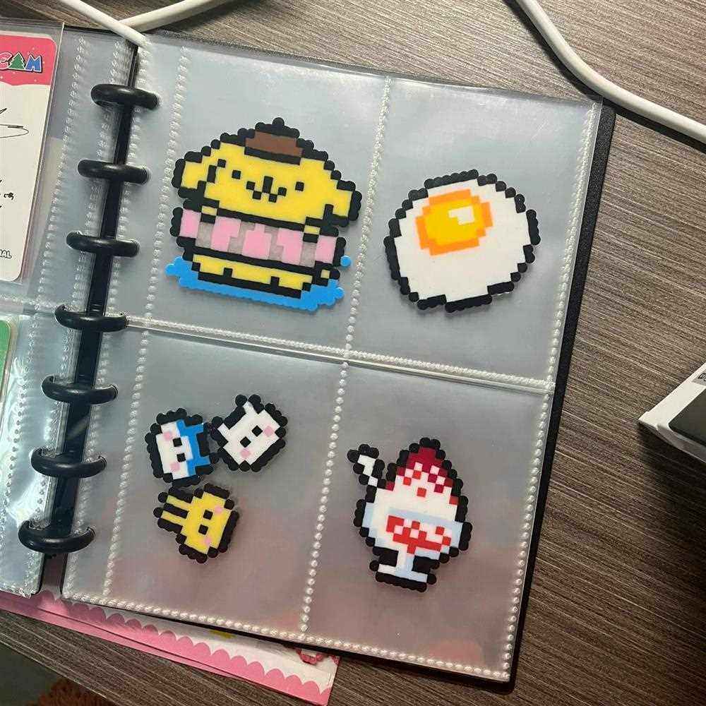 拼豆成品本收纳册手工diy材料包拼豆豆图纸图册女孩玩具收藏本册,淘宝优惠券,粉丝福利购,淘宝优惠卷