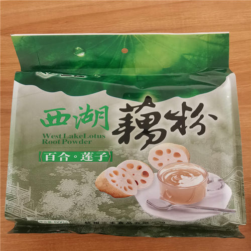 包邮 杭州特产三佳西湖藕粉百合莲子西湖藕粉600g袋三禾食品 - 图1