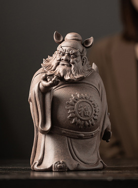 钟馗天师摆件大号家用客厅