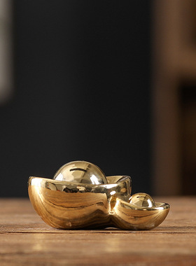 马到成功钓鱼翁庭院鱼缸造景生肖马摆件桌面微景观人物招财装饰品