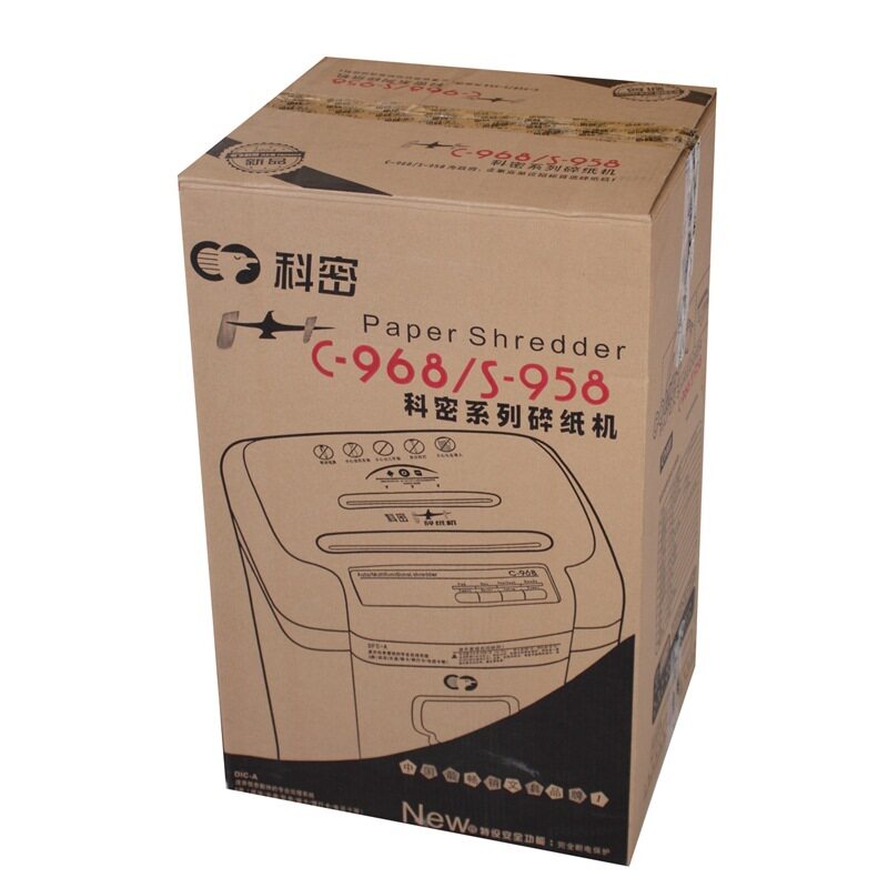 科密c968电动办公大功率24l碎纸机 京潮港办公碎纸机