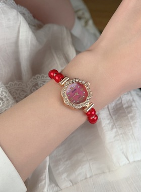 2025新款珍珠满钻太阳花表盘