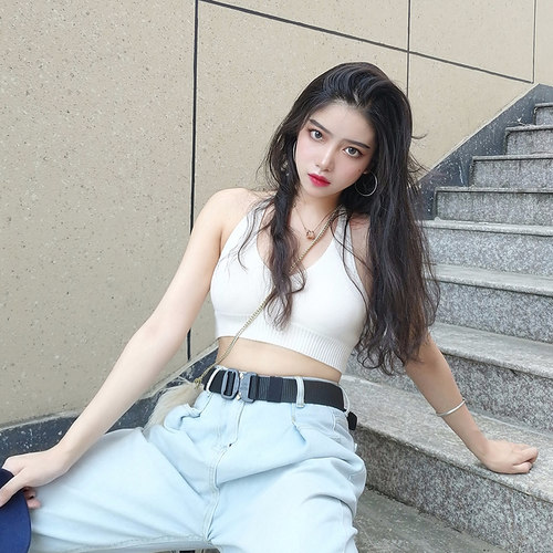 战术腰带女夏季军训眼镜蛇插扣装饰牛仔裤帆布尼龙军迷裤带皮带 - 图1