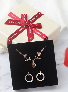 2024年新款潮925纯银女组合项链