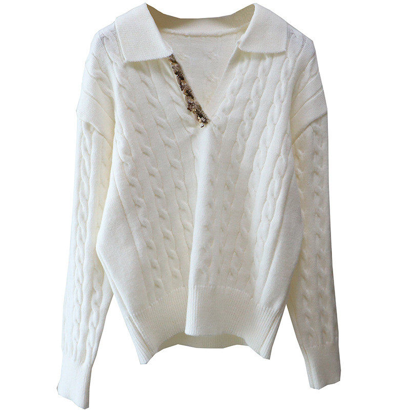 2026秋冬新款韩系减龄显瘦休闲麻花保暖百搭套头毛衣女,淘宝优惠券,粉丝福利购,淘宝优惠卷