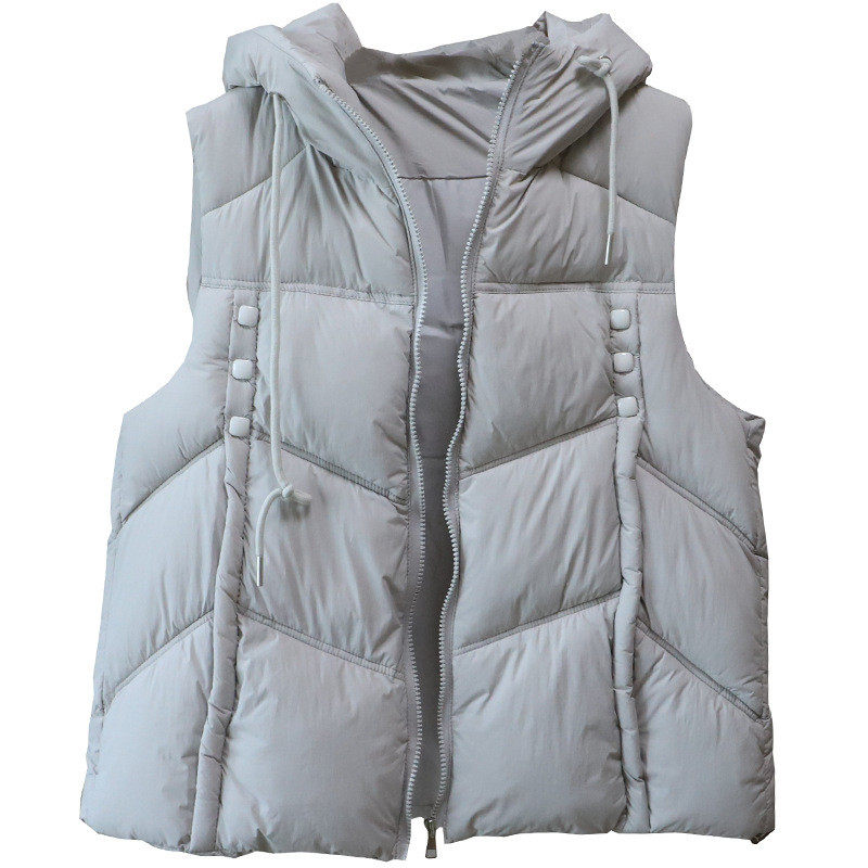 2026秋冬新款韩版宽松休闲百搭连帽棉衣马甲坎肩外套女,淘宝优惠券,粉丝福利购,淘宝优惠卷