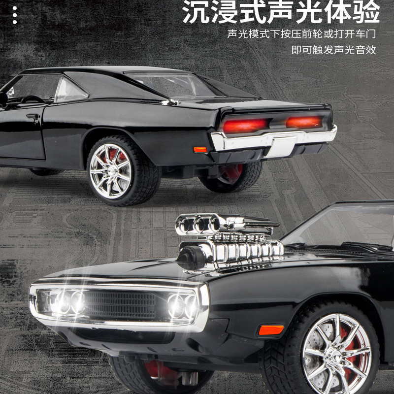 战马charger合金车模1比64模型1比18道奇挑战者地狱猫srt战斧玩具 - 图2