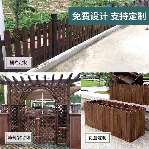 户外防腐木地板碳化木实木防水板材龙骨护墙板门头木方庭院葡萄架 - 图2