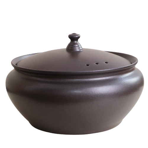 黑白花茶粗陶大容量煮茶器带过滤茶勺盖子围炉煮茶家用电陶炉套装 - 图3