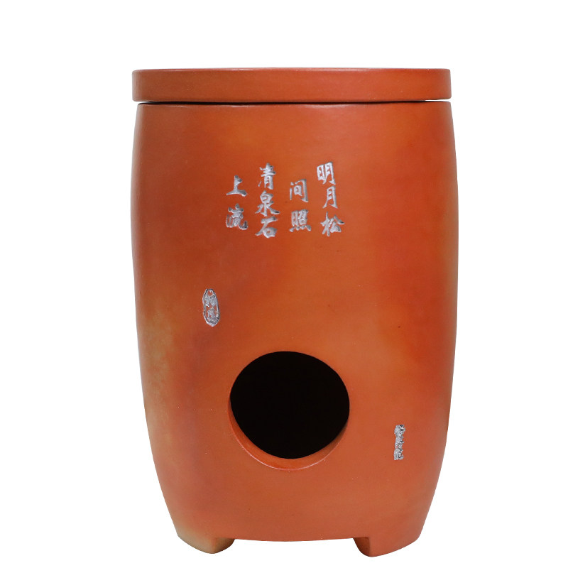 童文常裕兴号工夫茶炭炉红泥小火炉茶道空间摆件全手工烧水煮茶炉,淘宝优惠券,粉丝福利购,淘宝优惠卷