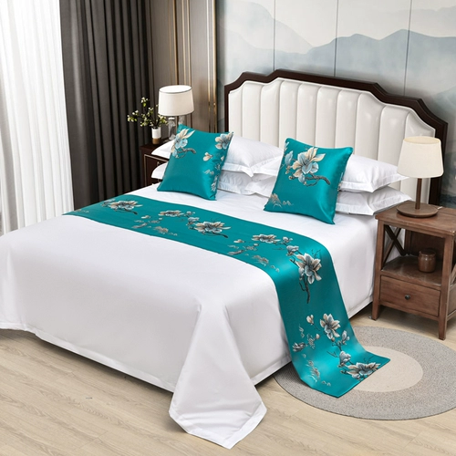Кровавая ткань высокая -роскошная отель отель модель комнаты семейство семейное хозяйство флаг европейская простота легкая роскошная крышка кровати