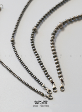 925银简约款圆珠手链百搭手环女