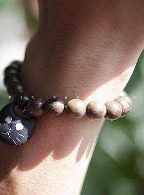 手串木实木原创宠物纪念定制订做