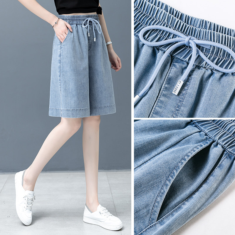 湘凌妃官方旗舰店官网天丝牛仔短裤 湘凌妃衬衫