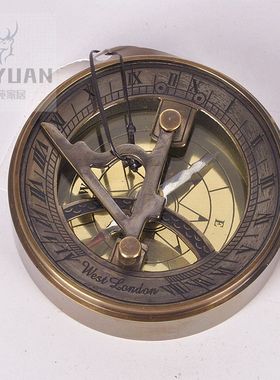 进口黄铜加勒比海盗罗盘指南针