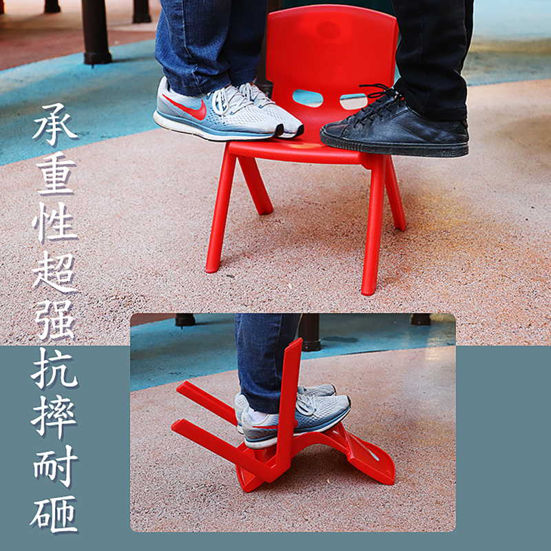 加厚儿童椅子幼儿园靠背椅宝宝椅子塑料学习桌椅家用换鞋防滑凳子