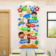 Class Convention Wall Sticker Culture Construction Classroom