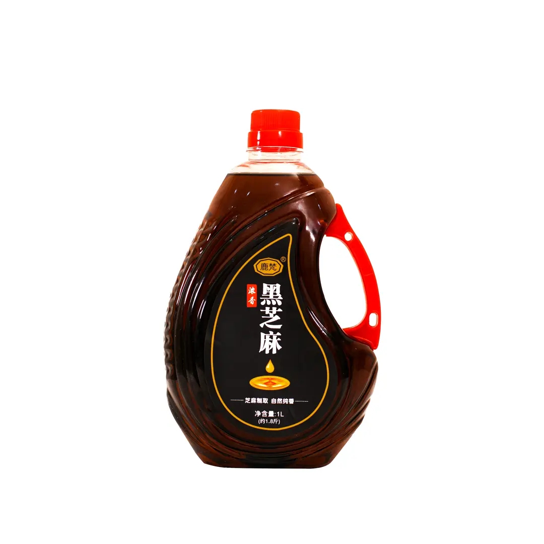 鹿梵传统小磨香油纯正黑芝麻香油月子油芝麻油火锅油蘸料调味油 - 图3