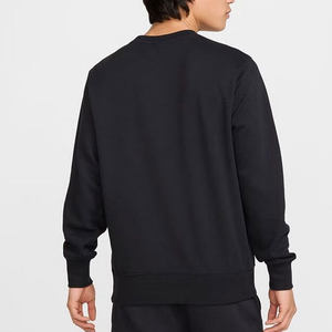 NIKE耐克男子黑色户外运动健身针织套头衫卫衣FN3889-010